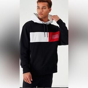 Air Jordan Legacy Aj11 Bred 11 Hoodie Black White Red NWOT SZ M